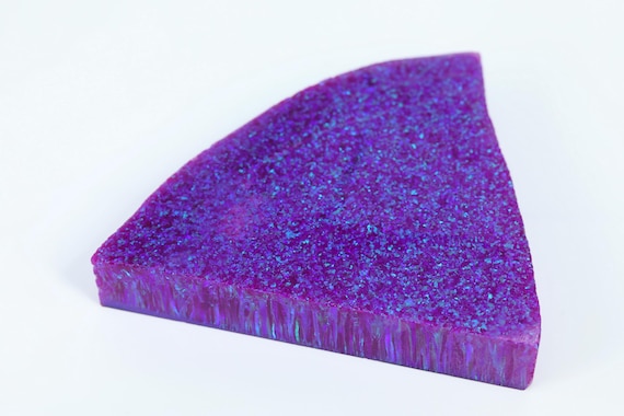 OP54 Purple Bello Opal Slab (99g) Lab Grown Synthetic Opal for