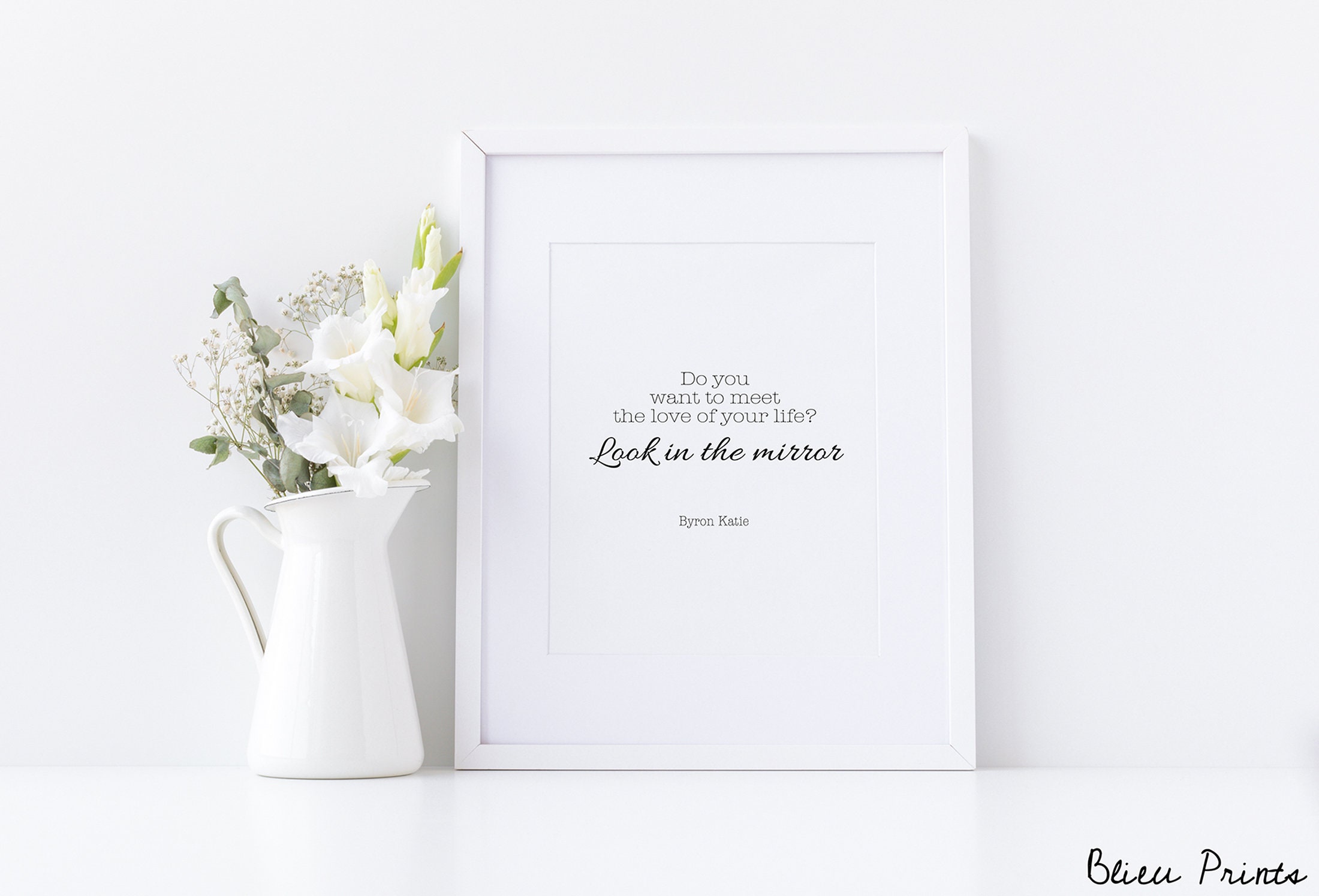 Byron Katie citaten karakter poster kunst aan de muur Etsy