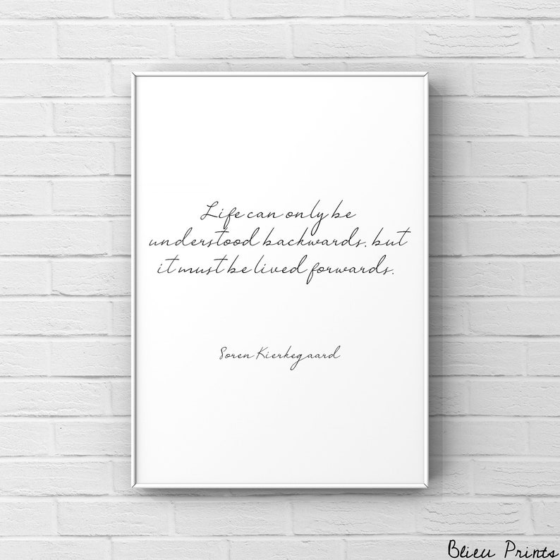 Soren Kierkegaard Deens Filosofie Leven Citaten Poster Etsy Soren Kierkegaard Deens Filosofie Leven Citaten Poster Etsy