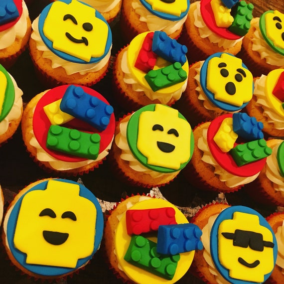 Lego cupcake toppers 12 pack