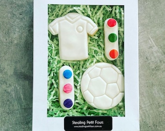 Soccer paint your own cookie pack