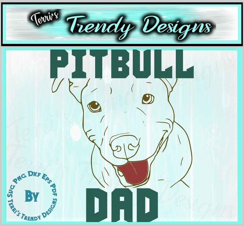 Download Pitbull mom svg png dxf eps pdf animal lover svg for Christmas | Etsy