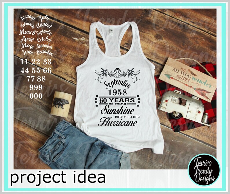 Download Sunshine and hurricane milestone birthday svg files for cricut | Etsy