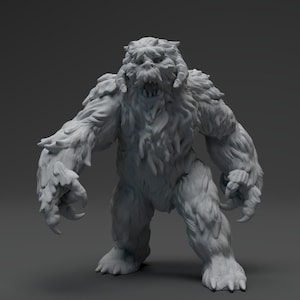 The Yeti Miniature - SW Legion Compatible Resin 3D Print - Skullforge Studios