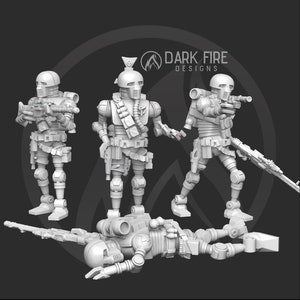 Renegade Medical Droid Miniature - SW Legion Compatible (38-40mm tall) Resin 3D Print - Dark Fire Designs