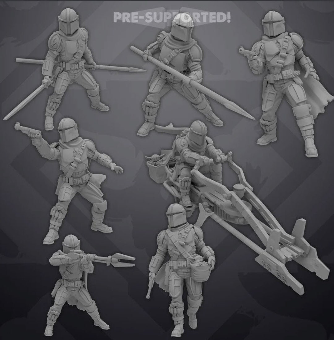 The Seasoned Hunter - Single Miniature - SW Legion Compatible (38-40mm ...