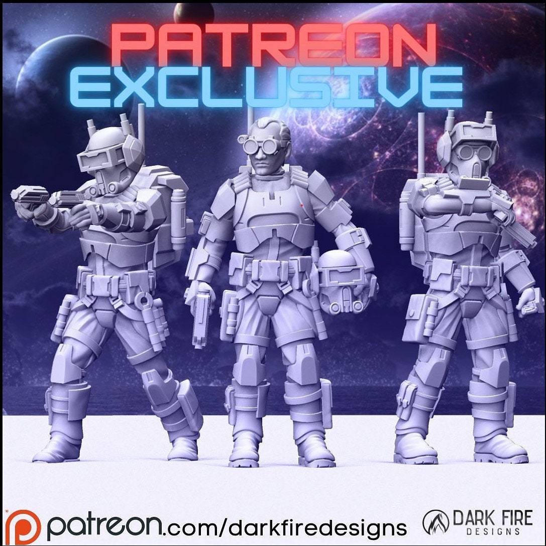 Enhanced Technology Clone Miniature | Legion | RPG | Scifi | Role Pla…
