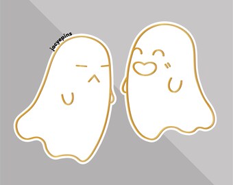 Sope Ghost Besties | BTS J-Hope Suga Halloween Enamel Pin