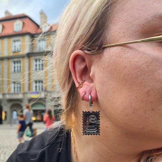 BTS RM Mono Seoul X Tokyo Earrings Etsy Australia