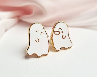 Sope Ghost Besties | Halloween Enamel Pin