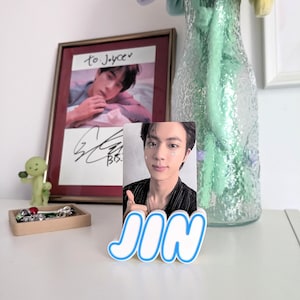 Voyageur voyageant pour carte photo Jin Happy | BTS