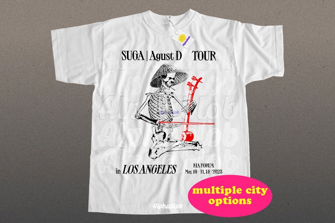 Suga | Agust D Tour Tee (FRONT PRINT ONLY); Yoongi Shirt; Yoongi