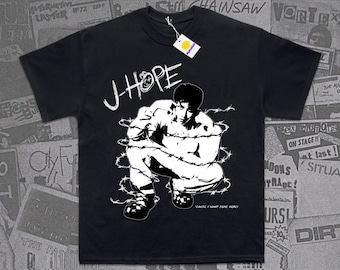 J-hope Kpop Shirt, J-hope Korean Singer Vintage Print 90's T