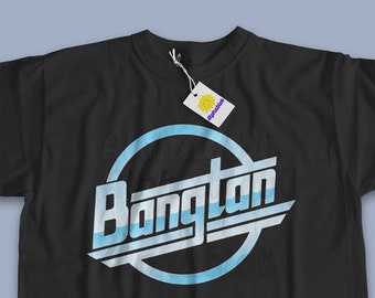 Bangtan Vintage Strokes Logo Shirt; bangtan retro shirt; bangtan rock shirt; bangtan concert shirt; yoongi tour shirt; bangtan vintage shirt