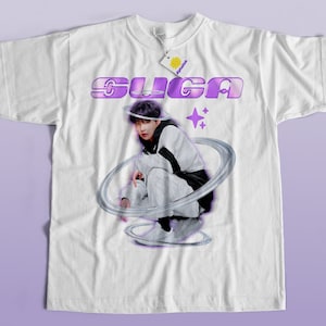 Camiseta estilo vintage Y2K de Yoongi; camiseta vintage Y2K de Suga; camiseta vintage de Yoongi; camiseta vintage de Suga; camiseta de Yoongi, camiseta de Suga, camiseta de K-pop