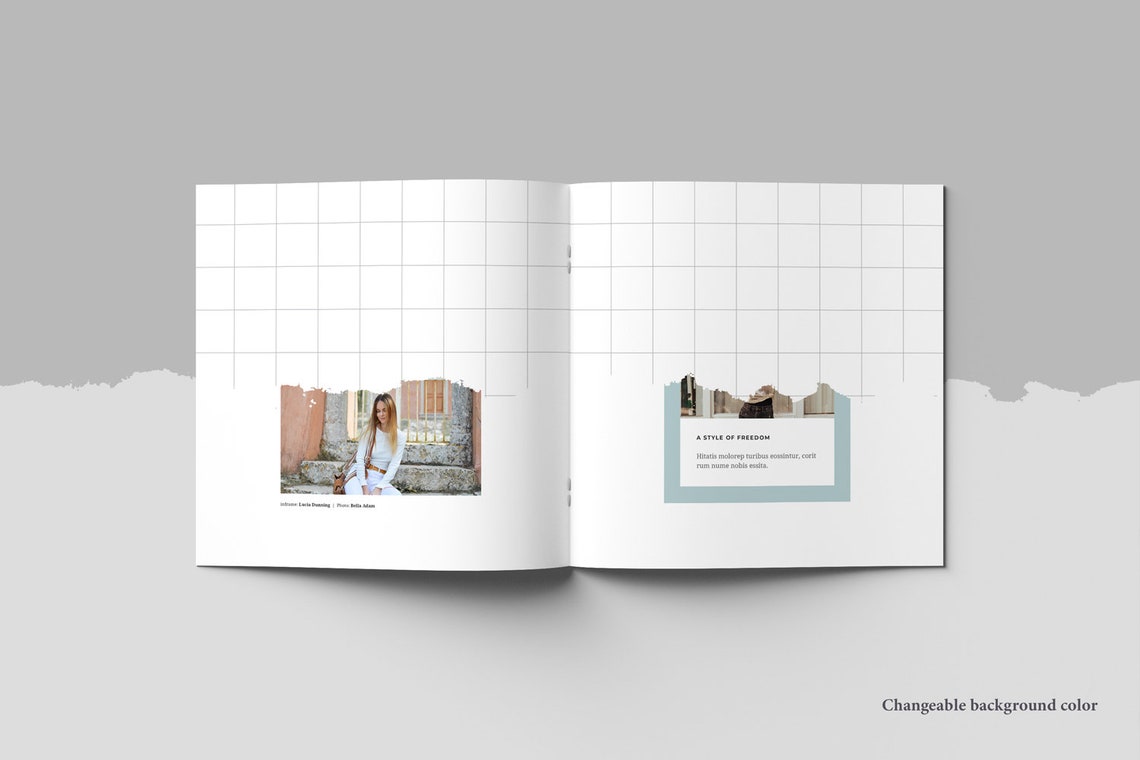 Square Brochure and Photobook Mockups - Etsy
