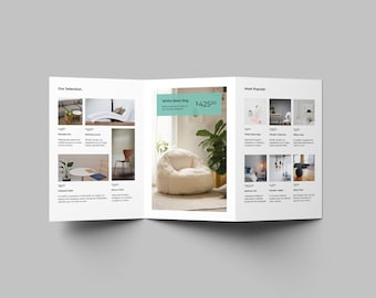 A5 Trifold Brochure Mockups