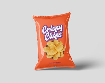 Chips Bag Packaging Mockups
