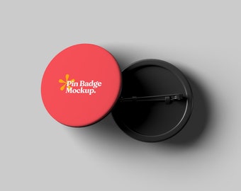 Pin Badge Mockups