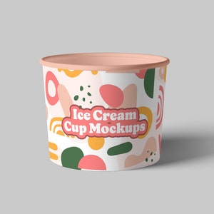 Ice Cream Cup Mockups