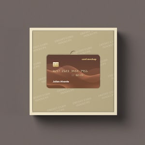 Credit Card with Box Mockups