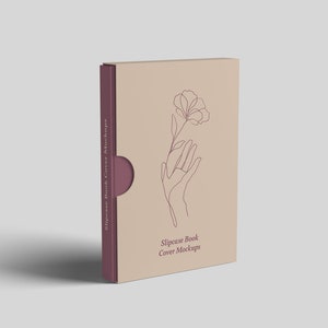 Makieta okładki książki typu slipcase