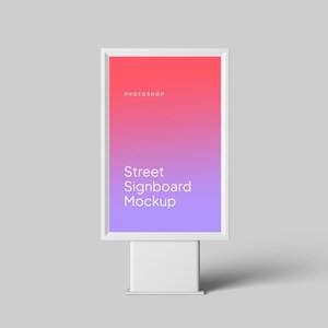 Street Signboard Mockups