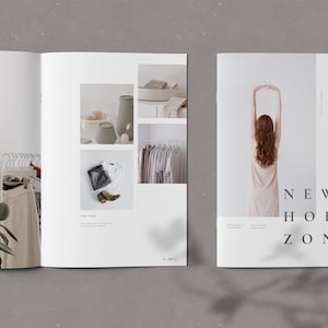 ファッション ルックブック テンプレート