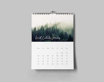 Wall Calendar Mockup