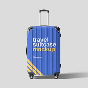 Travel Suitcase Mockups
