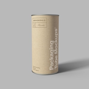 Packaging Tube Mockups