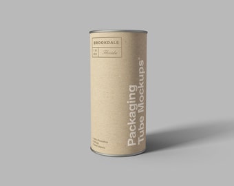 Packaging Tube Mockups