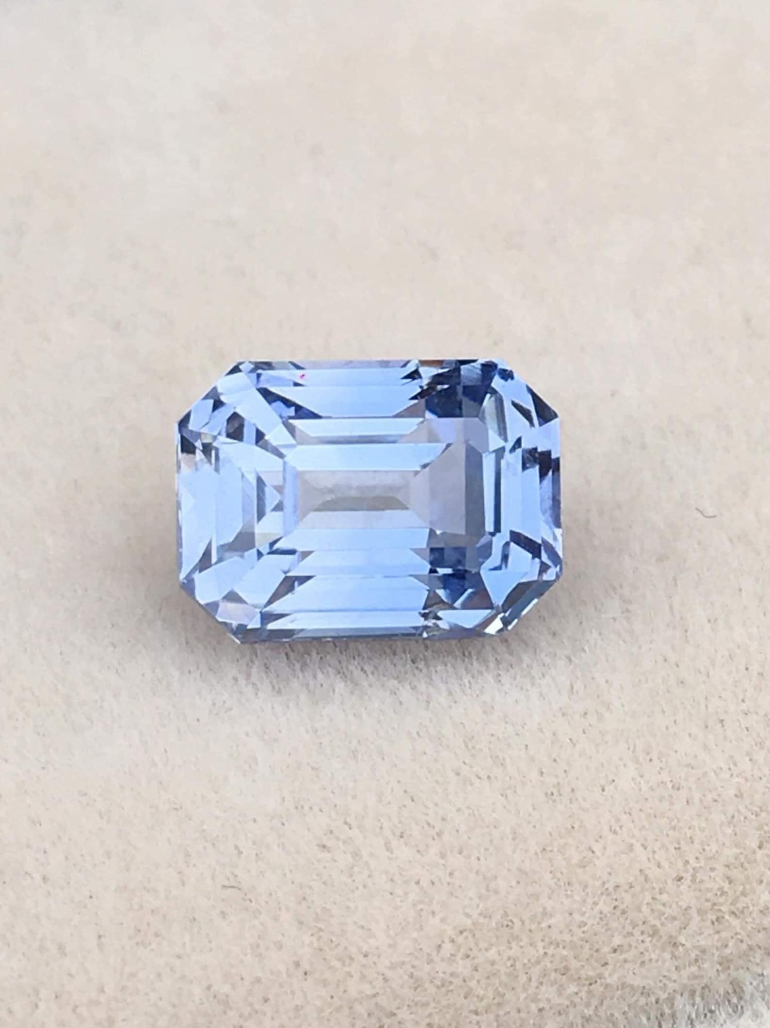 Light Blue Sapphire 4ct / Blue Sapphire Ring / Engagement Ring | Etsy