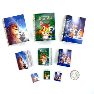 Livres miniatures | Lot de 3 | Échelle 1/4 1/6 et 1/12 | | de texte réel Maison de poupée Miniatures | Accessoires de diorama | Livres de maison de poupée