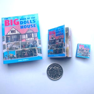 Miniature Big Book of The Dolls House | Real Text & Pictures | 1/4, 1/6 or 1/12 Scale | Mini Book | Dolls House Miniatures