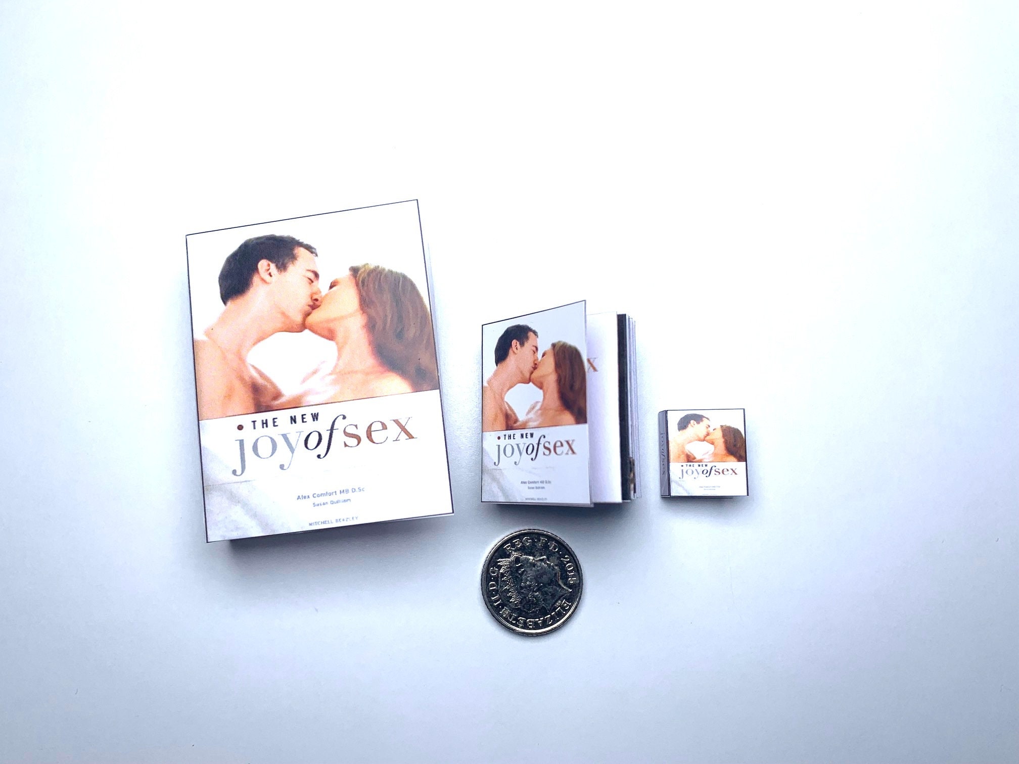 Miniature Books the Joy of Sex Book Contains Real Text
