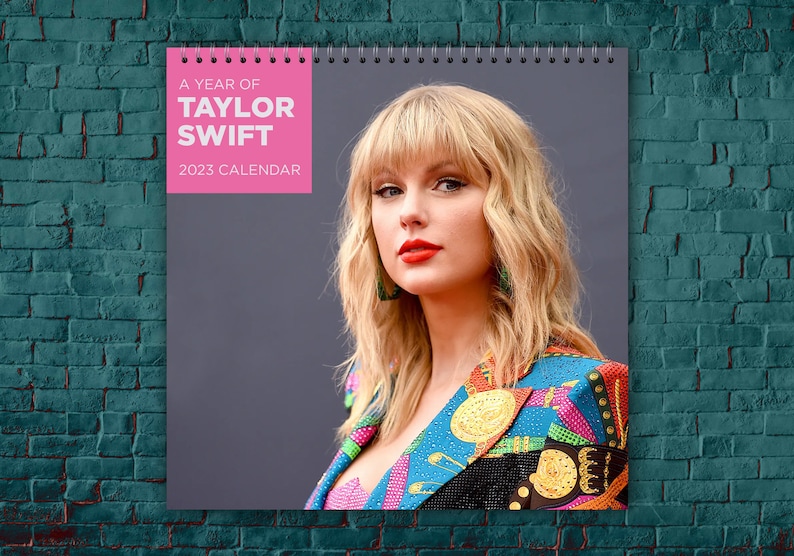 taylor-swift-calendar-2023-celebrity-calendar-2023-wall-etsy