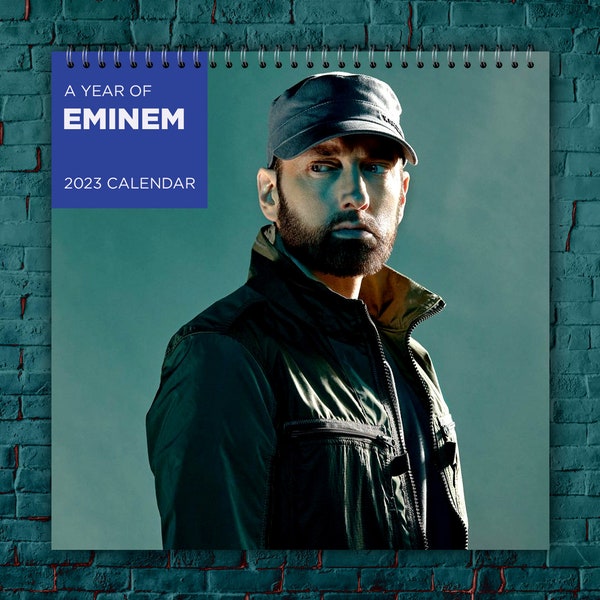 Eminem Calendar 2023 Etsy