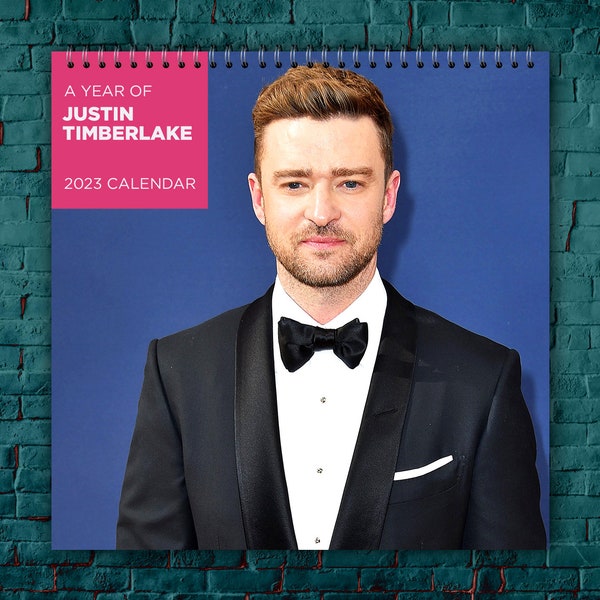 Justin Timberlake Calendar Etsy