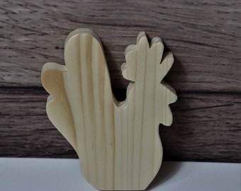 Wood rooster cut outs