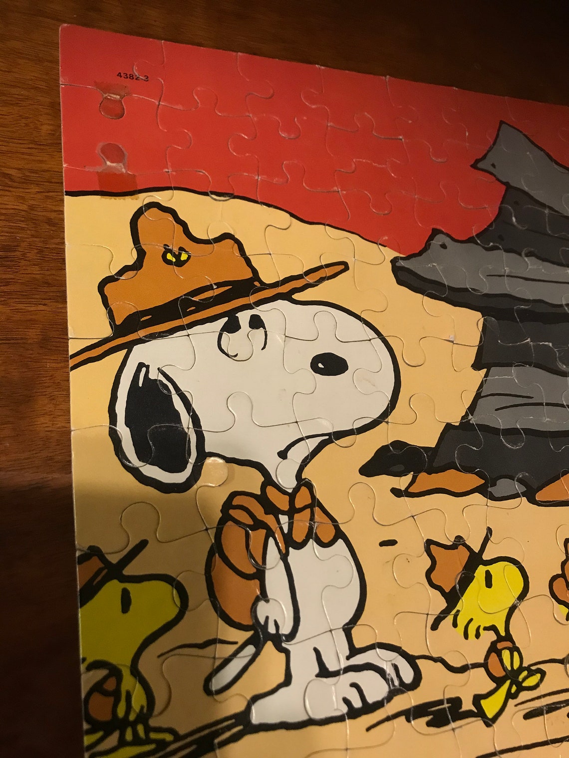 Vintage Snoopy Peanuts Jigsaw Puzzle Lot Childrens 100 piece Etsy