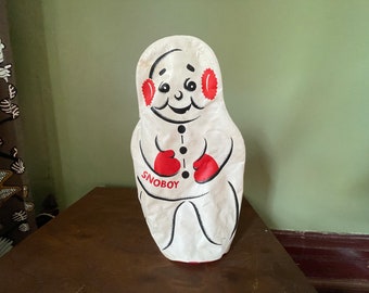 Vintage Snoboy Produce Inflatable Advertising Sign