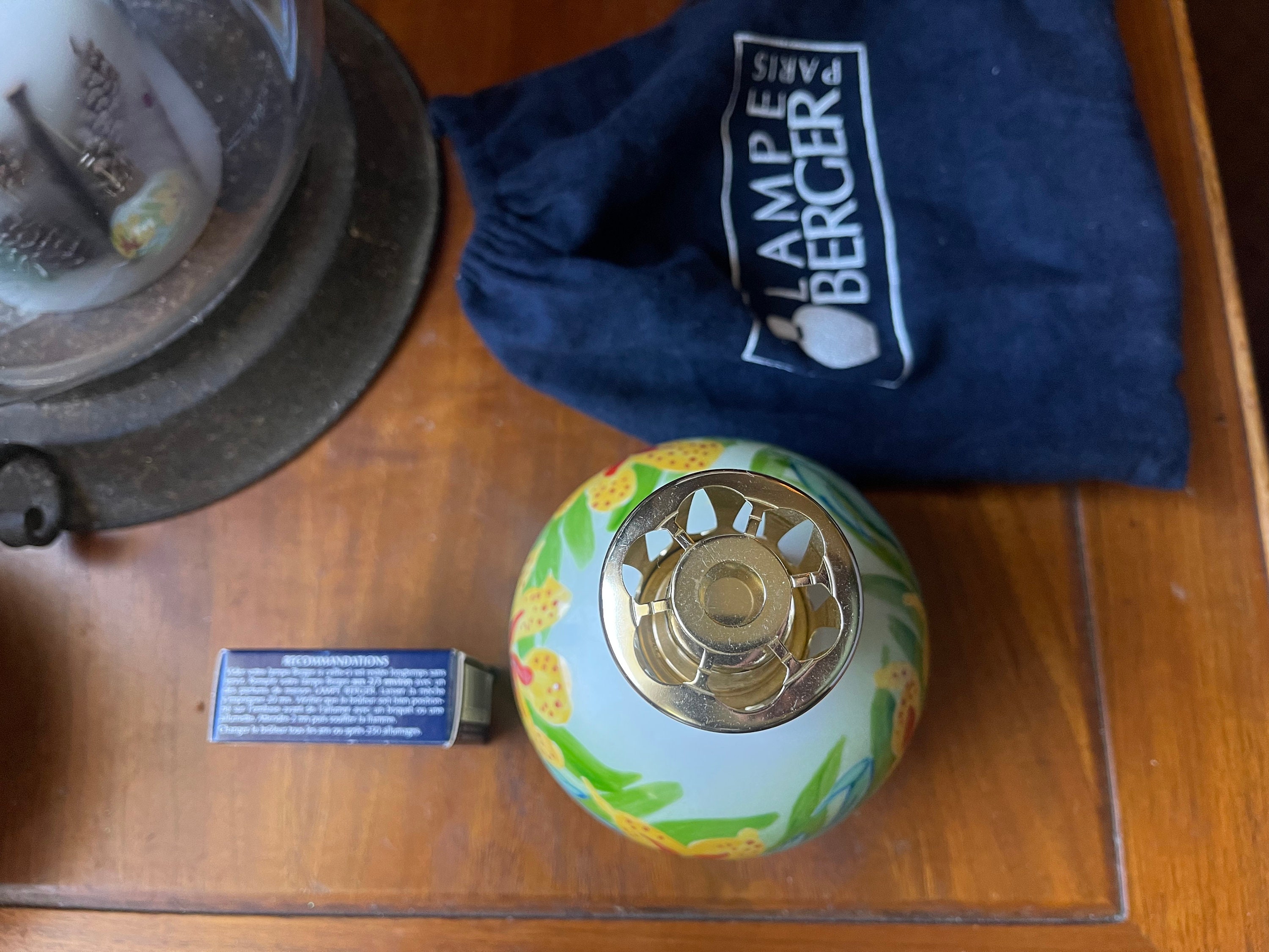 Lampe Berger Paris Artoria Limoges France Tiger Lily