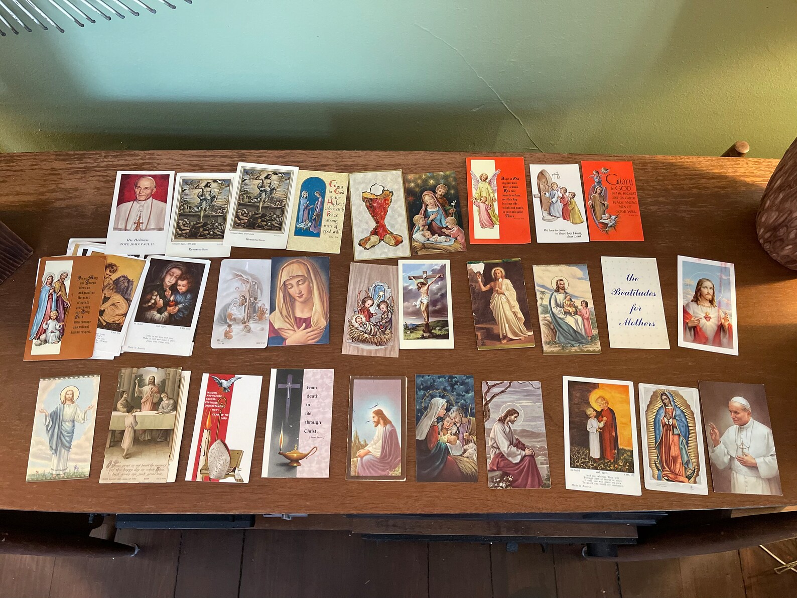 Beautiful Lot 55+ Collectible Antique and Vintage Religious Holy Cards ...