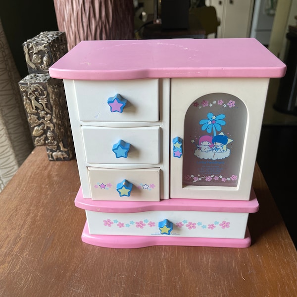 Sanrio Little Twin Stars Kiki Lala Jewelry Trinket Storage Box