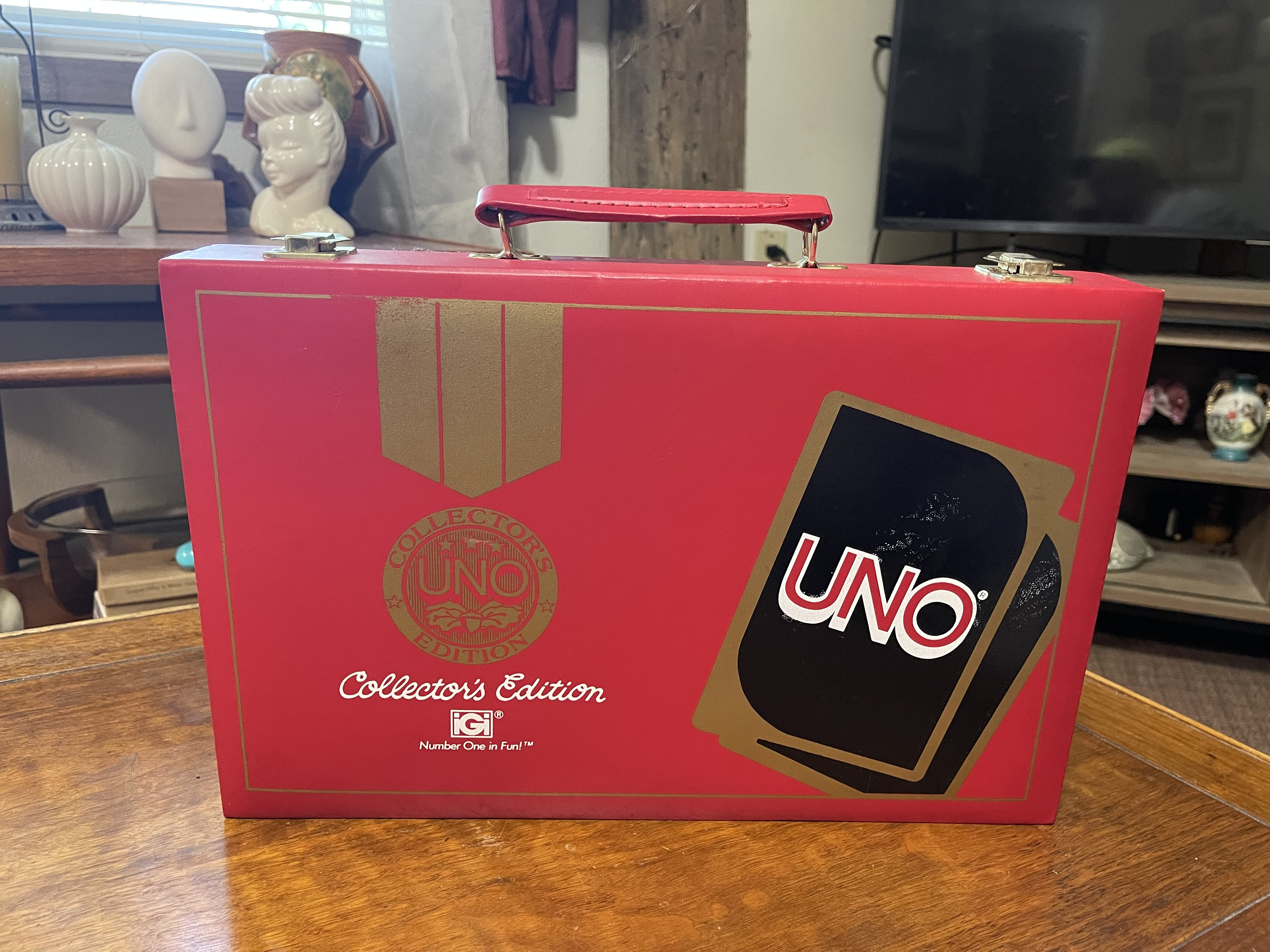 2024新商品 Uno Card Game 1982 New Old Stock Collectors Edition in Red UNO