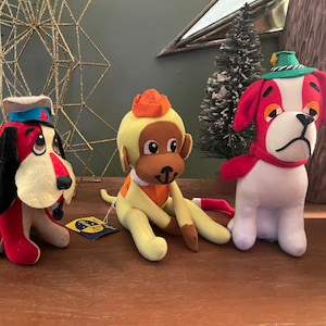 Dakin Dream Pet Plush Stuffed Animal Lot of 3 Dogs & Monkey