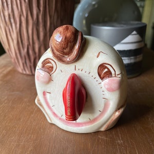 Anthropomorphic Ceramic Kitchen Timer
