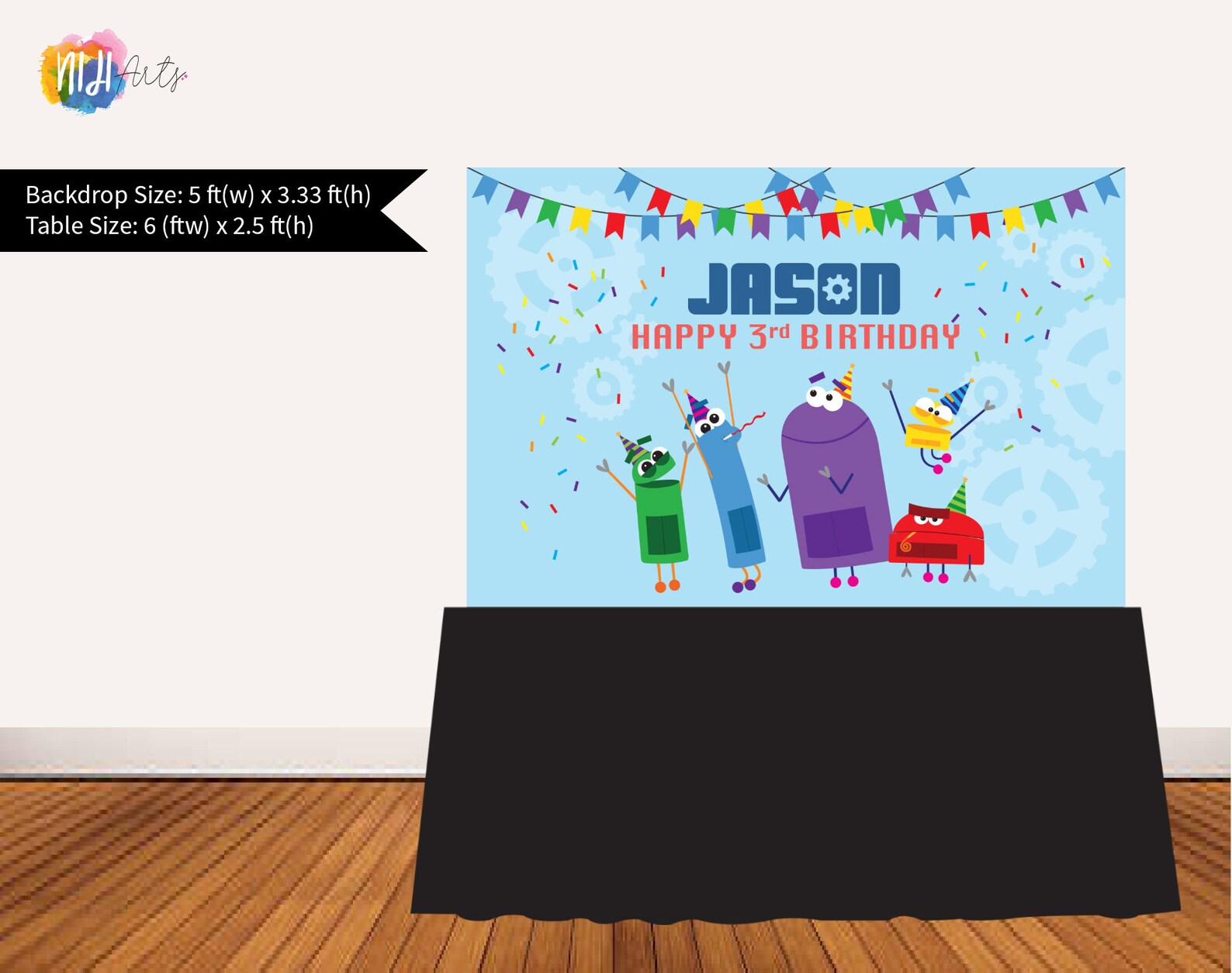DIGITAL Printable: StoryBots Theme Birthday Backdrop | Etsy