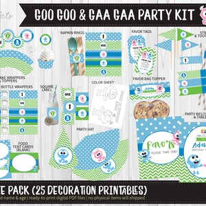 DIGITAL Printable: Personalised Birthday Party Kit deluxe | Etsy